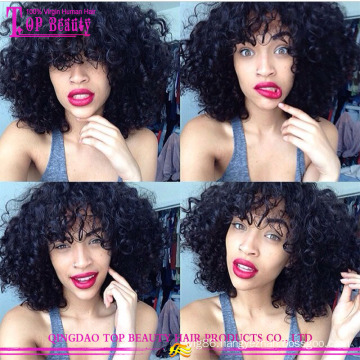 Short Peruvian Lace Front Wigs Natural Afro Hair Wig For Black Women